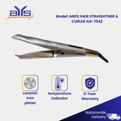 ANEX HAIR STRAIGHTNER & CURLER AG-7042