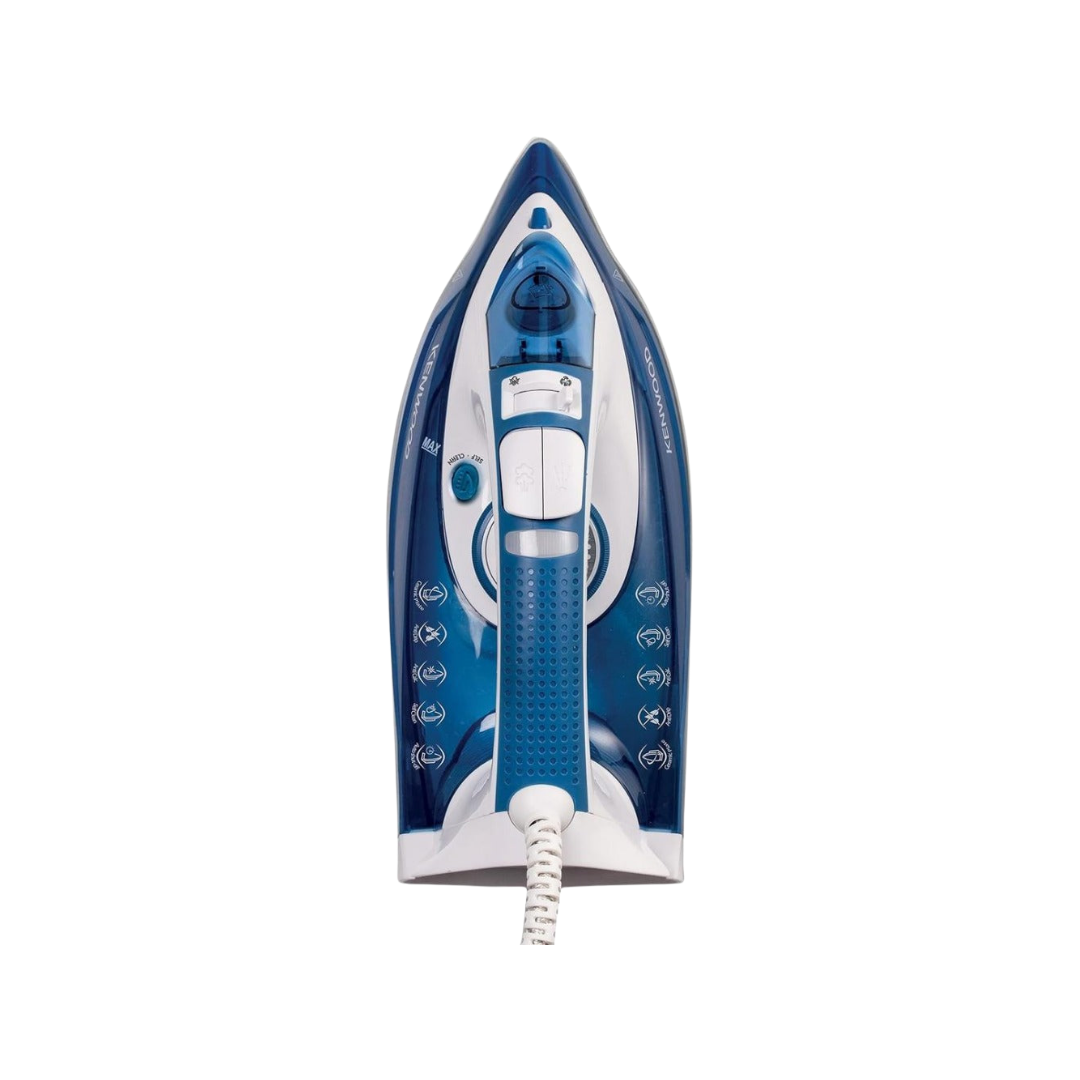 Kenwood STP75 Steam Iron, 2600W, Ceramic Soleplate, Anti-Calc, 350 ml Tank, Blue - Image 2