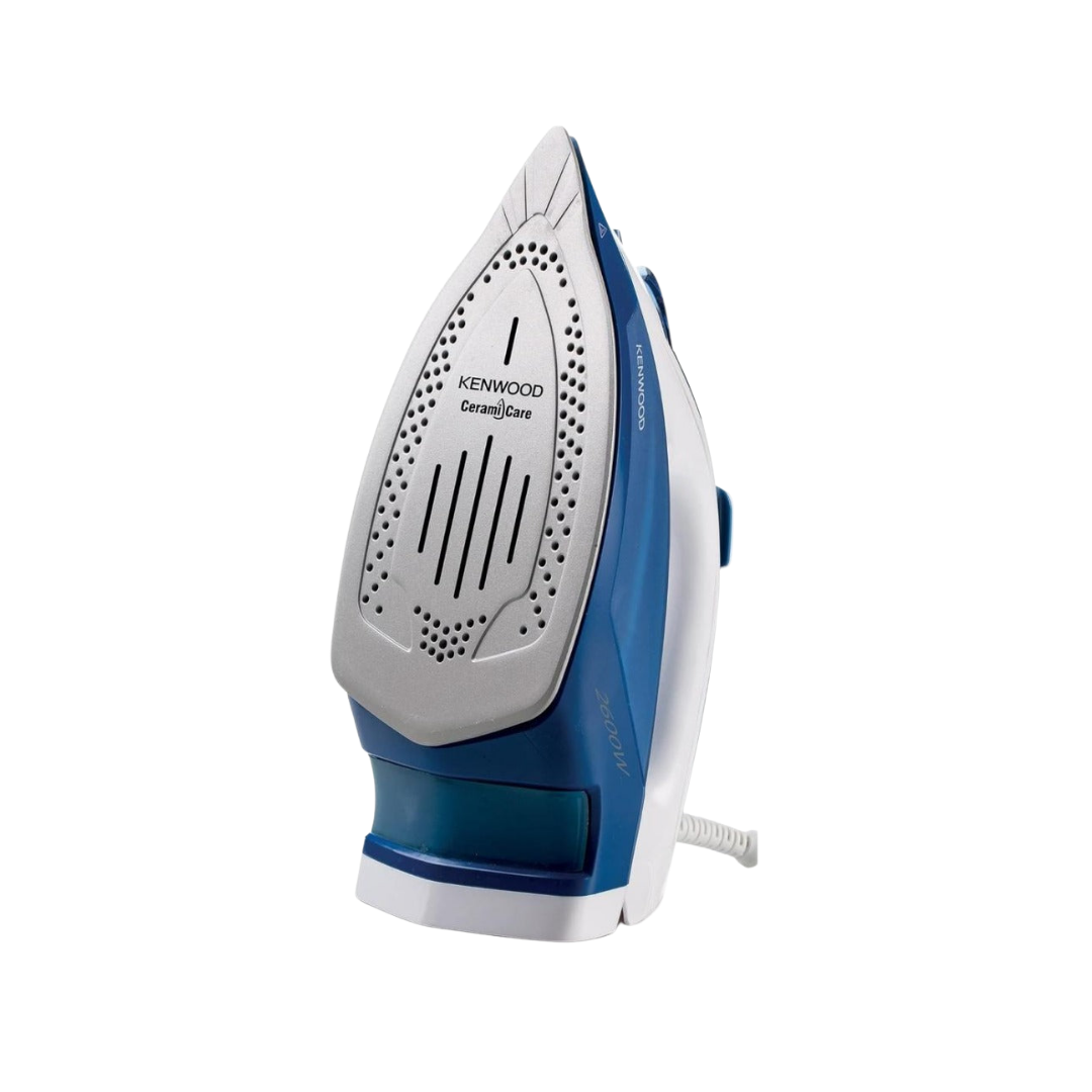 Kenwood STP75 Steam Iron, 2600W, Ceramic Soleplate, Anti-Calc, 350 ml Tank, Blue - Image 3