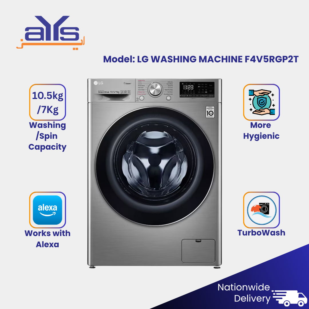 LG AUTOMATIC WASHING MACHINE F4V5RGP2T