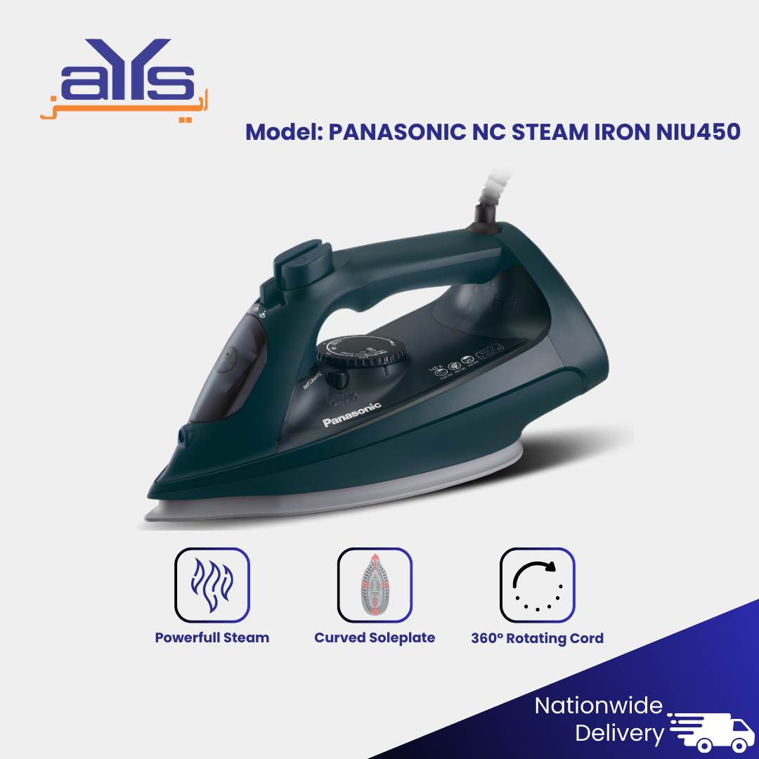 PANASONIC NC STEAM IRON NIU450 DARK GREEN