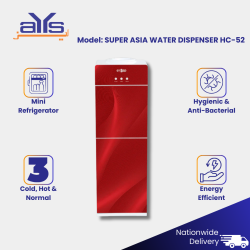 EMI RET113759 SUPER ASIA WATER DISPENSER HC-52 RED