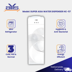 SUPER ASIA WATER DISPENSER HC-57 WHITE