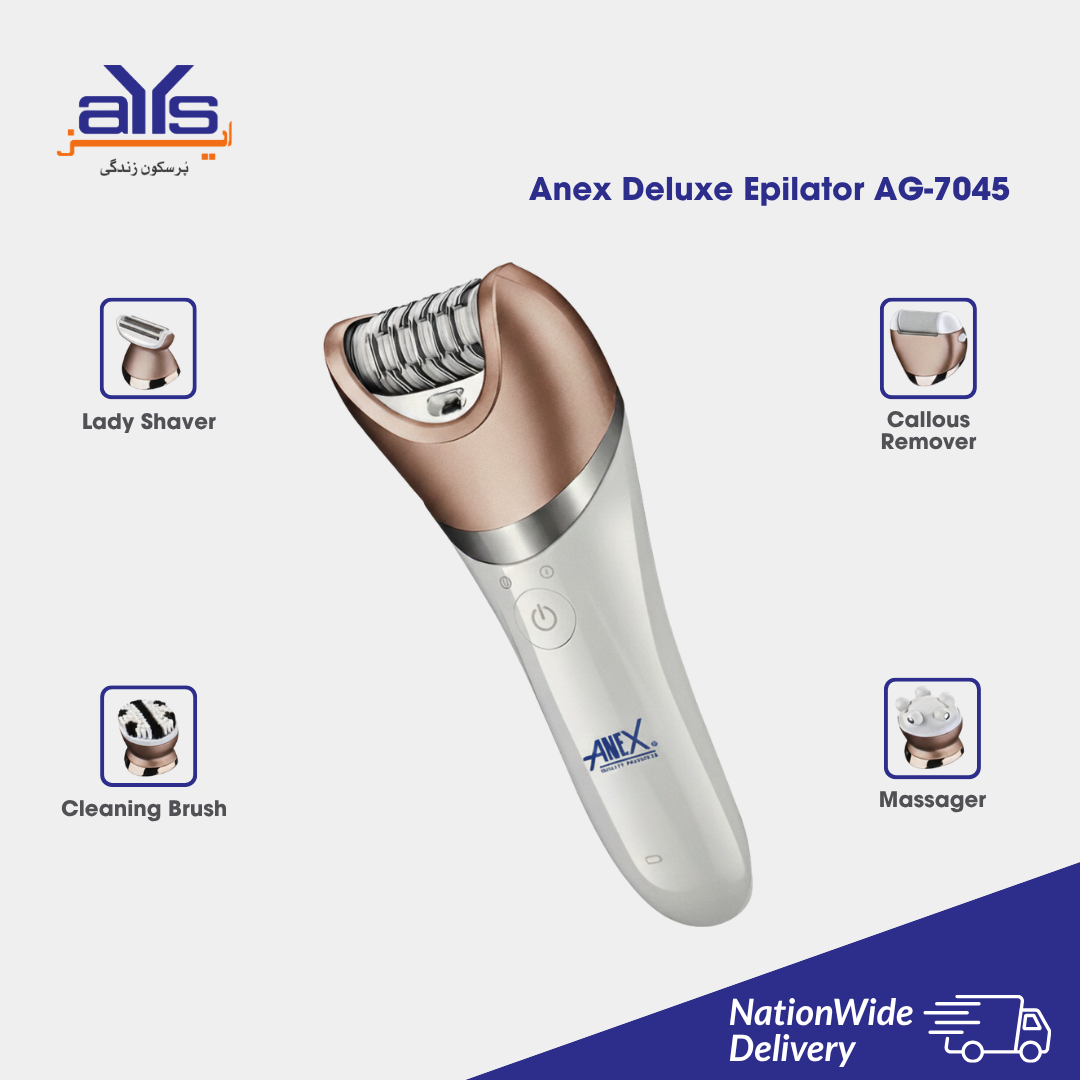 Anex Deluxe Epilator AG-7045 Anex Deluxe Epilator AG-7045