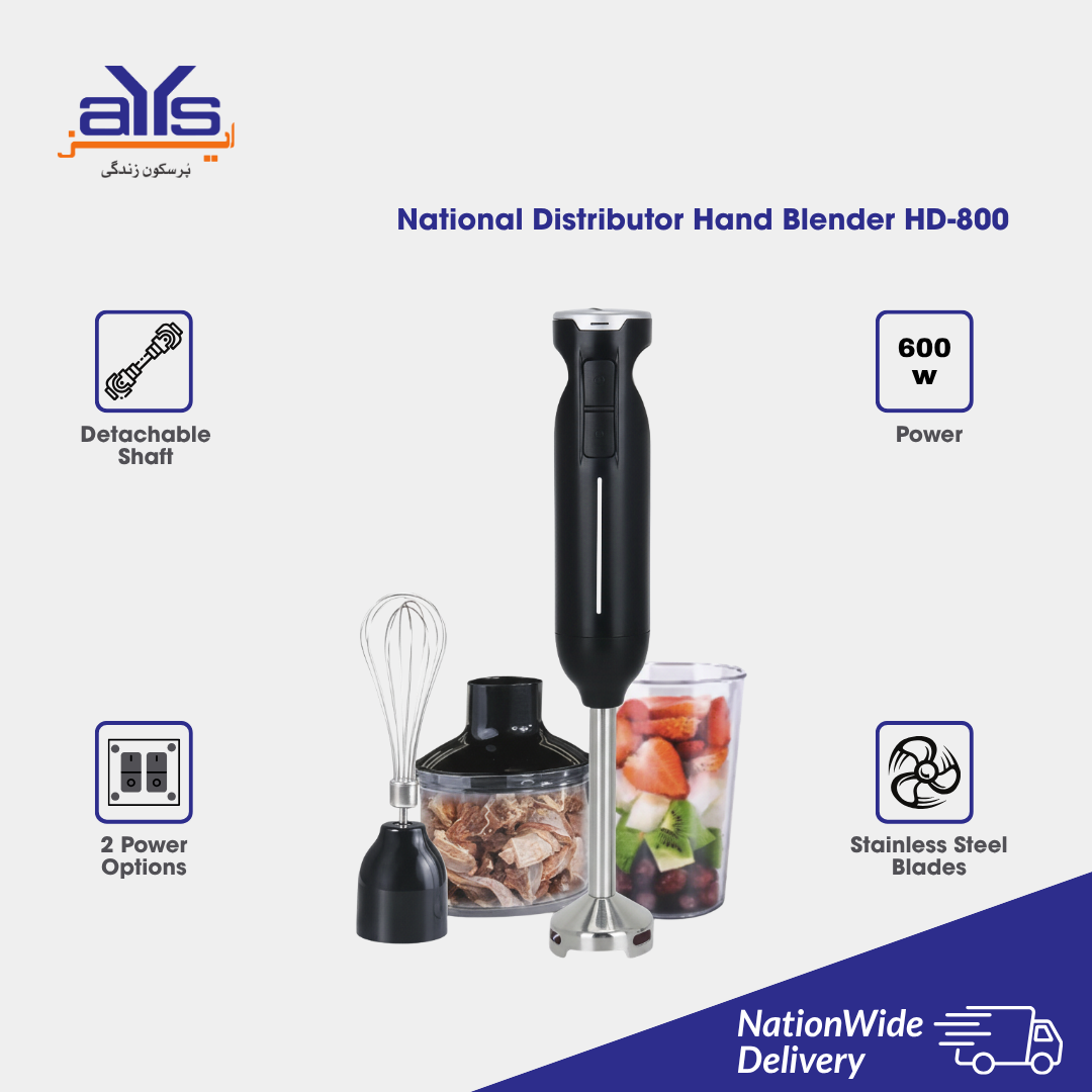 National Destribution Hand Blender HD-800