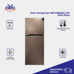 Haier Refrigerator HRF-458IDGA1-DC Gold Glass
