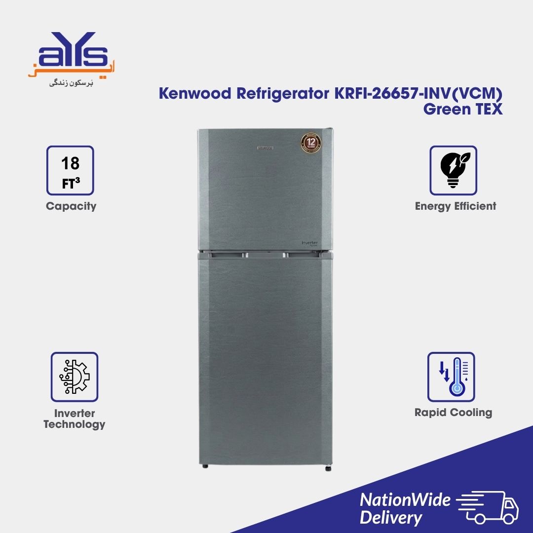 Kenwood KRFI-26657-INV VCM Refrigerator Kenwood KRFI-26657-INV VCM Refrigerator