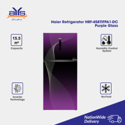 Haier Refrigerator HRF-458TIFPA1-DC Purple Glass