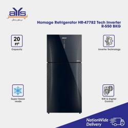 Homage Refrigerator HR-47782 Tech Inverter R-550 BKG