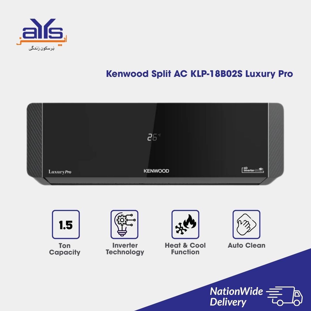 Kenwood Split AC KLP-18B02S Luxury Pro