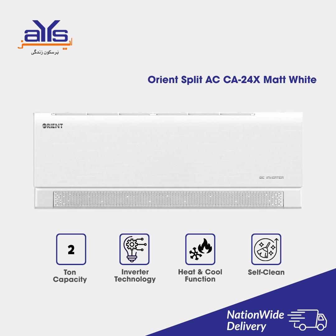 Orient Split AC CA-24X Matt White