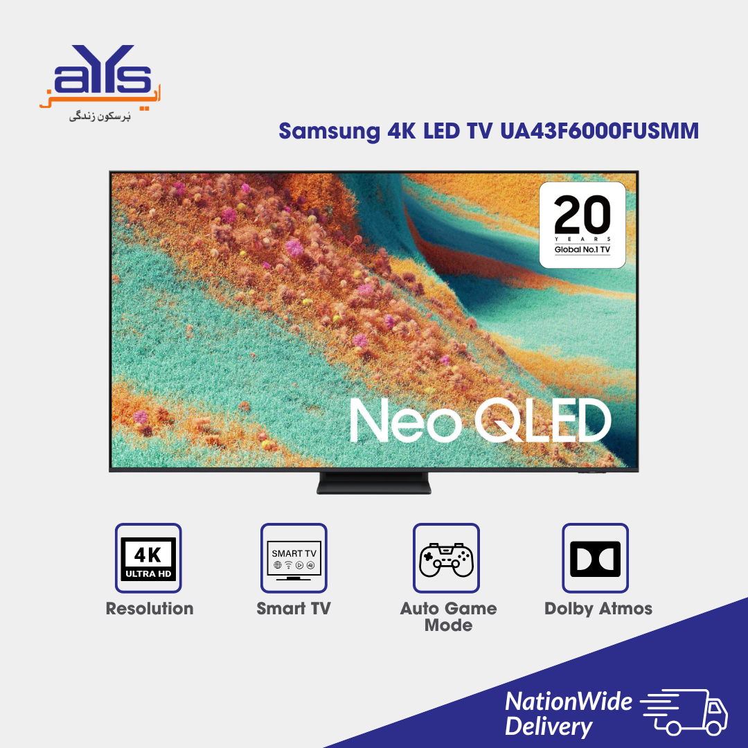 Samsung 4K LED TV UA43F6000FUSMM