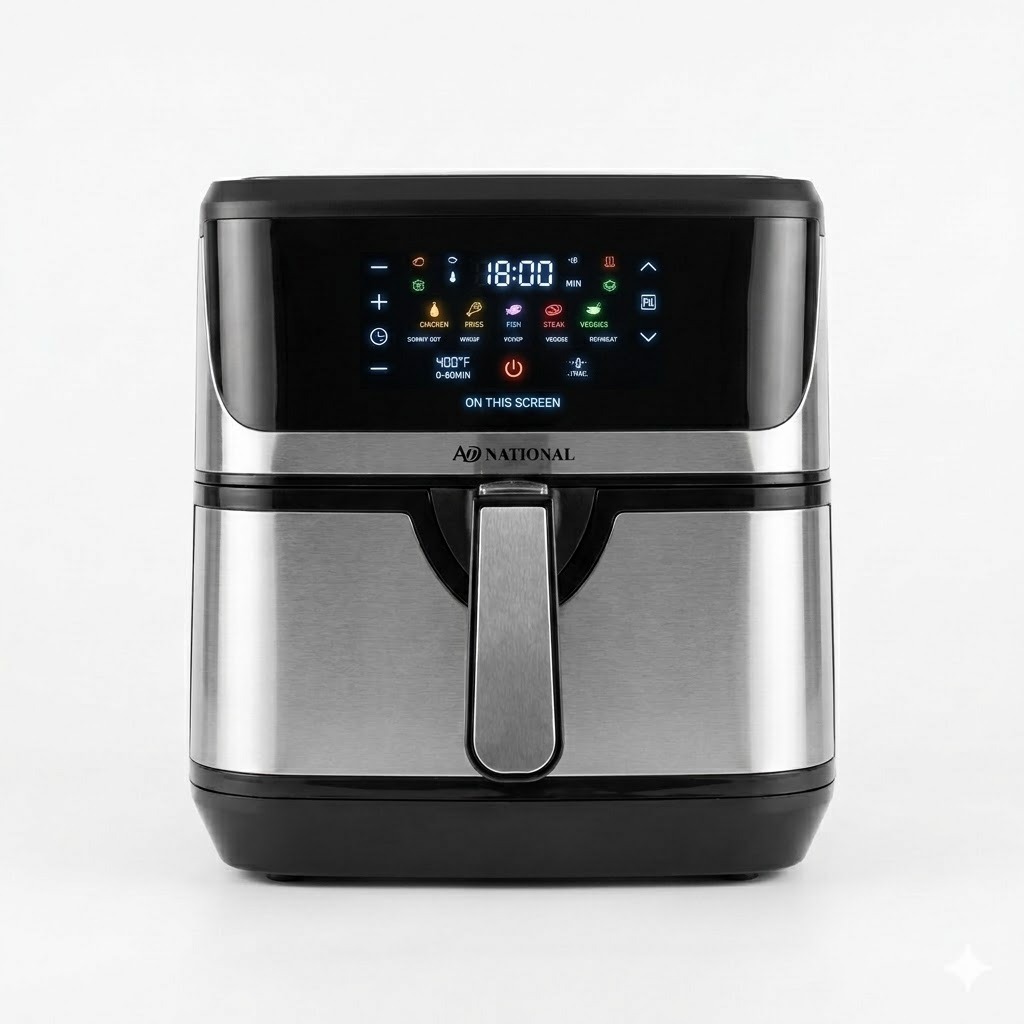 National Distributor AF-873 Air Fryer - 9 Liters - 1700W - Touch Control - Image 2