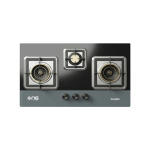 NasGas DG-GN30 Built-In Gas Hob - 3 Burners - Tempered Glass - Pulse Ignition - Image 2