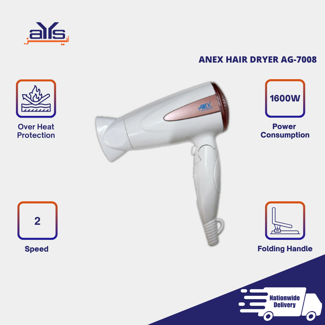 ANEX HAIR DRYER AG-7008