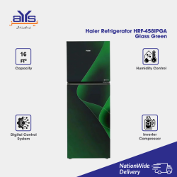 Haier Refrigerator HRF-458IPGA Glass Green