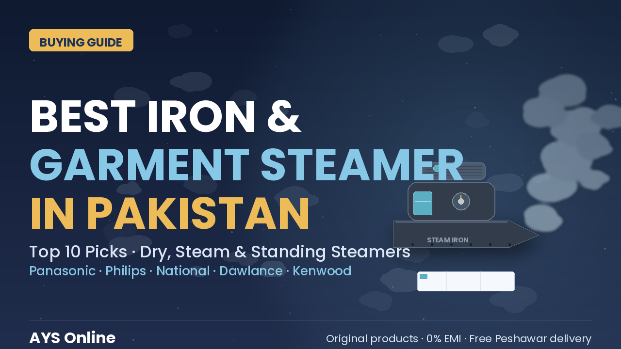 Best iron and garment steamer in Pakistan for smooth wrinkle-free clothes at home