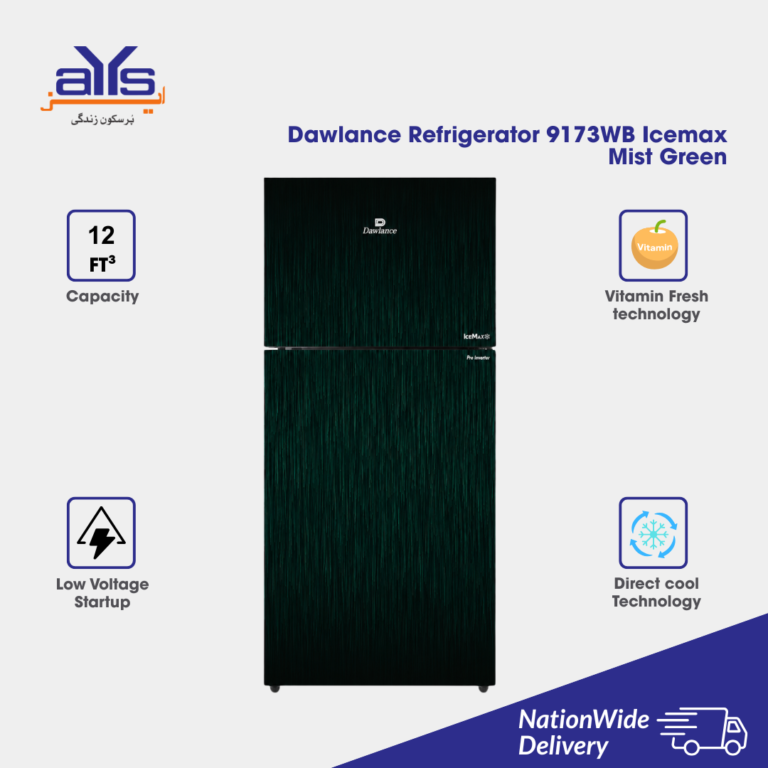 Dawlance Refrigerator 9173WB Icemax Mist Green