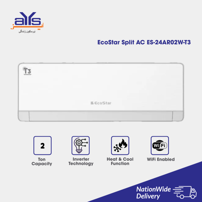 ECOSTAR SPLIT AC ES-24AR02W-T3