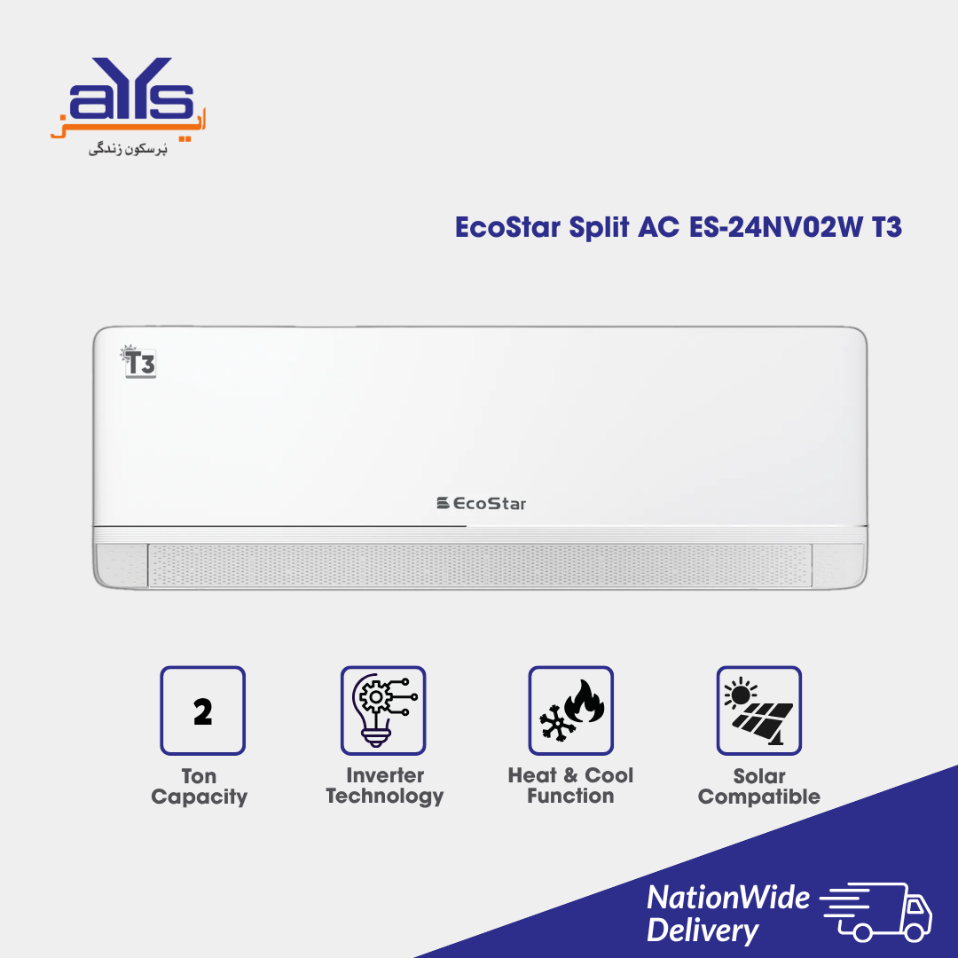 EcoStar Split AC ES-24NV02W T3