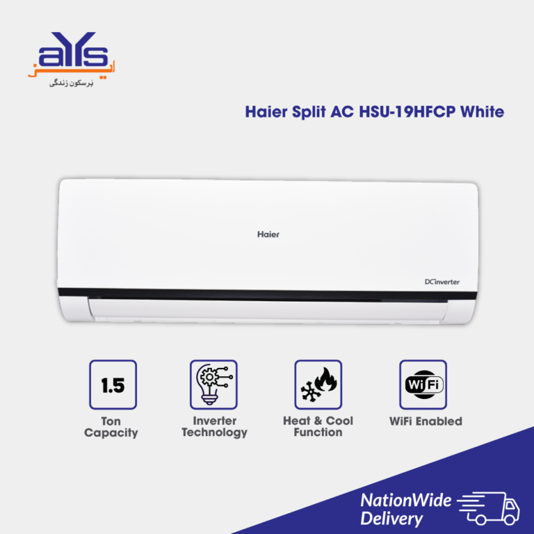Haier Split AC HSU-19HFCP White