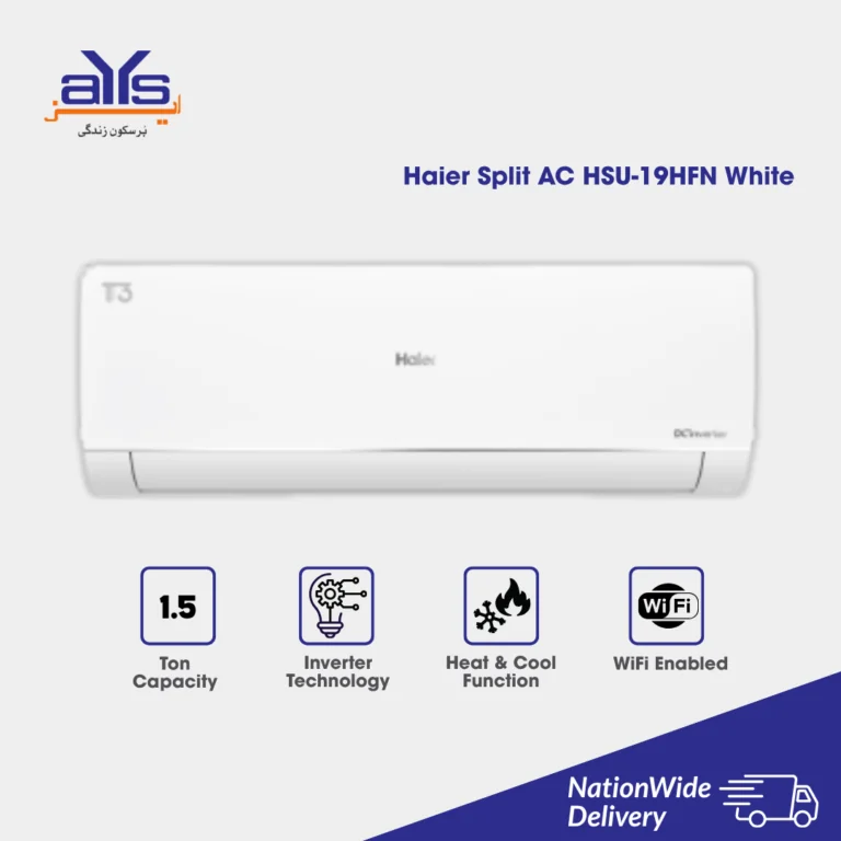 Haier Split AC HSU-19HFN White