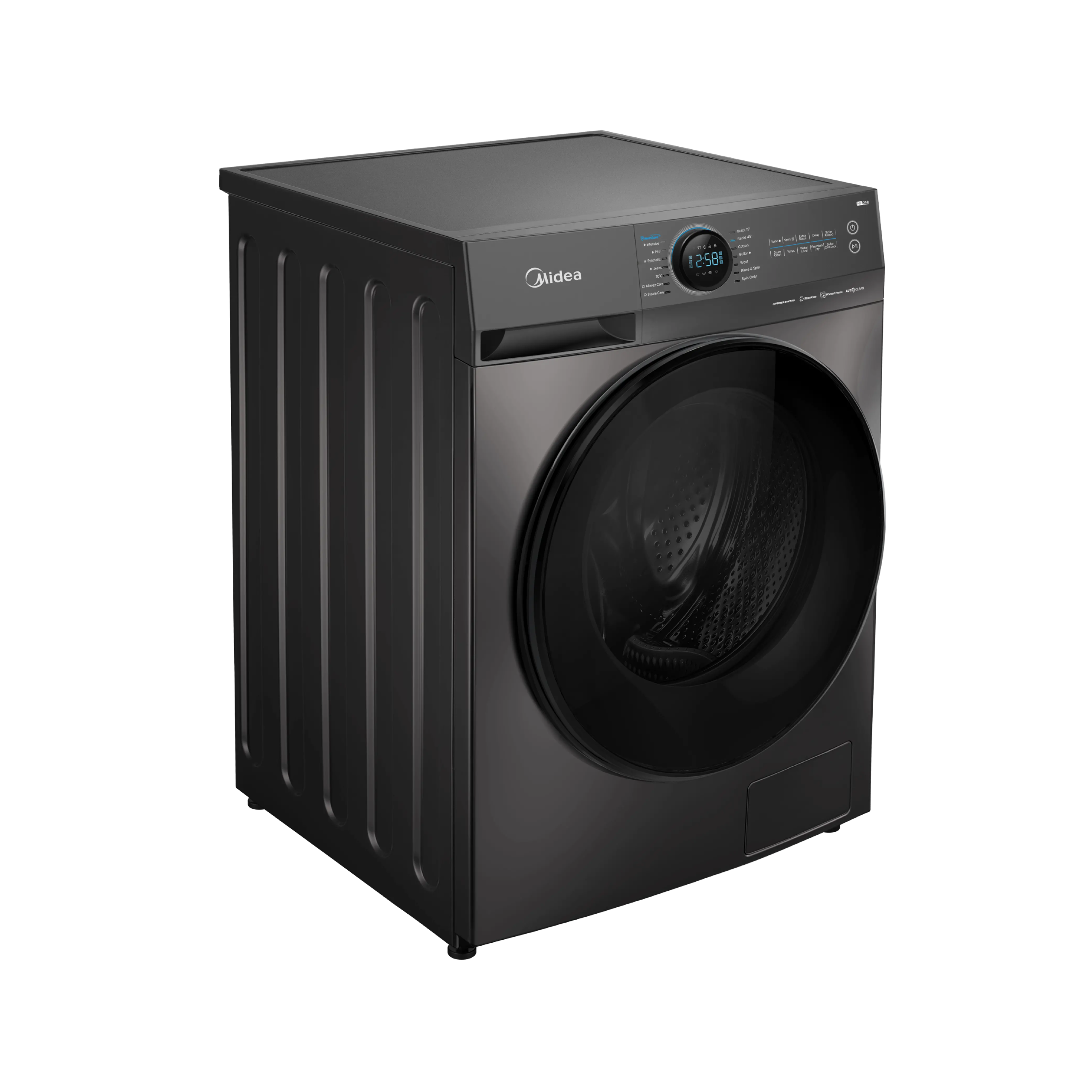 Midea MF200-D120-G-PK Front Load Inverter Washer Dryer, 12 Kg Wash, 8 Kg Dry - Image 3