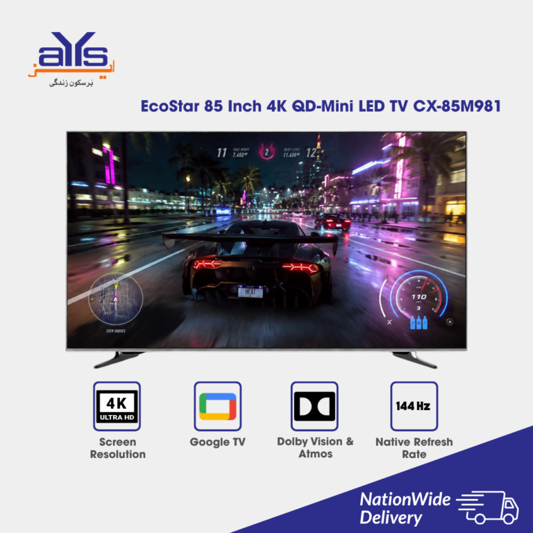 EcoStar 85 Inch 4K QD-Mini LED TV CX-85M981