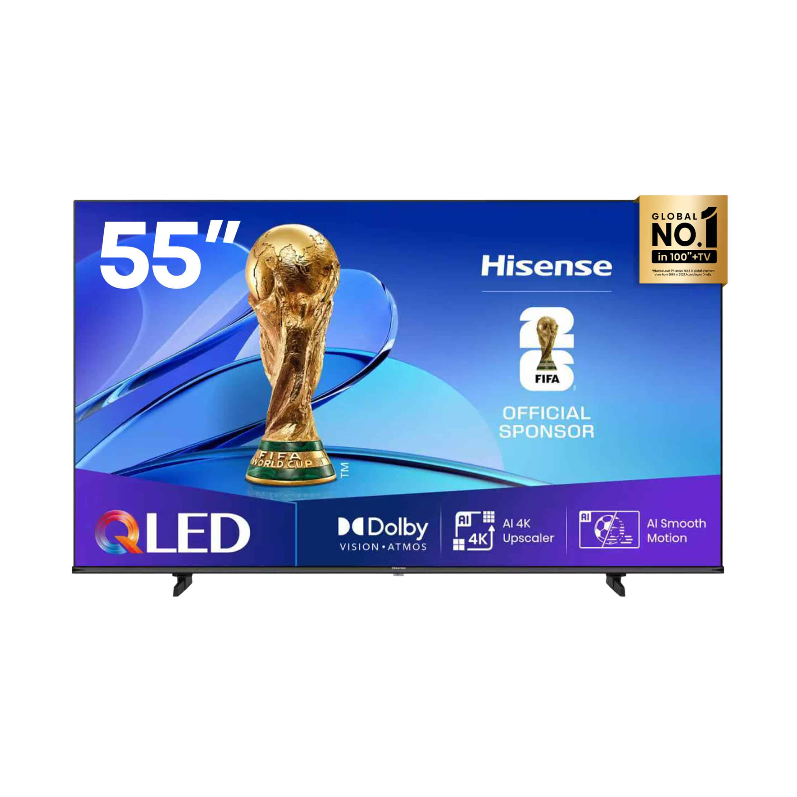 Hisense 55Q6Q 55 Inch 4K QLED Smart TV - Dolby Vision + Dolby Atmos Together - Image 2