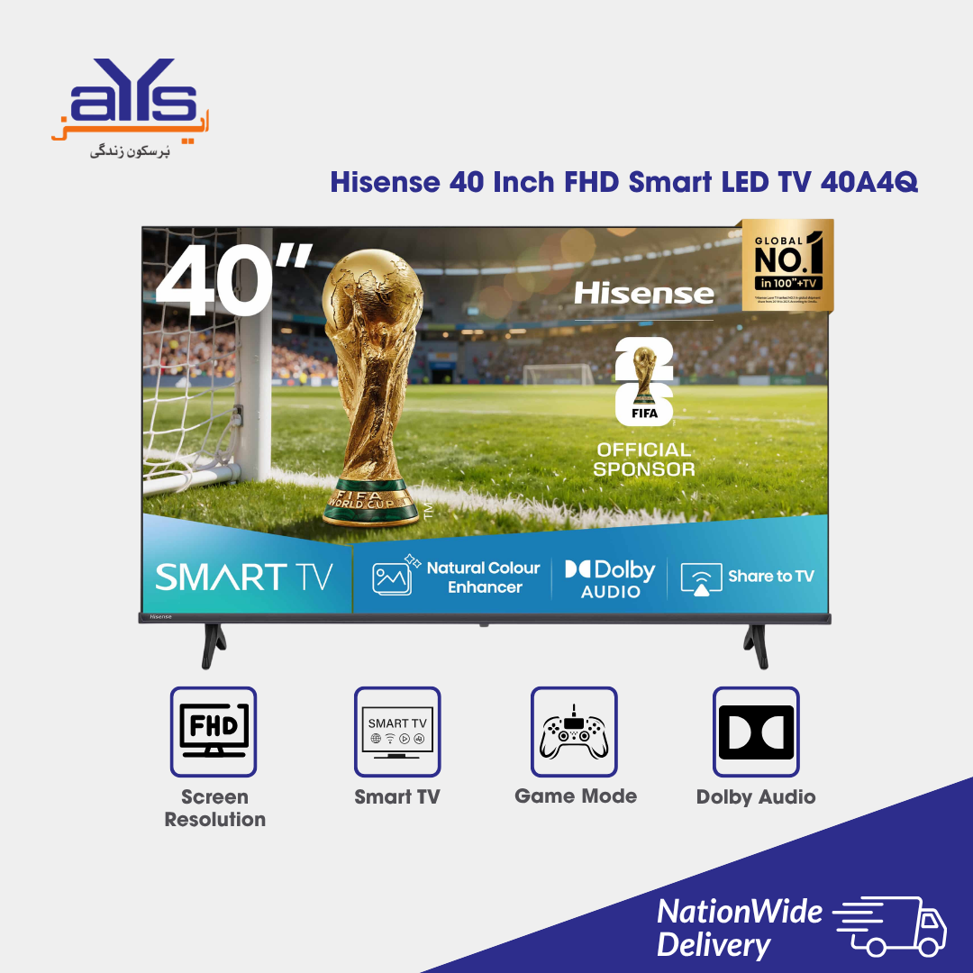 Hisense 43 Inch FHD Smart LED TV 40A4Q