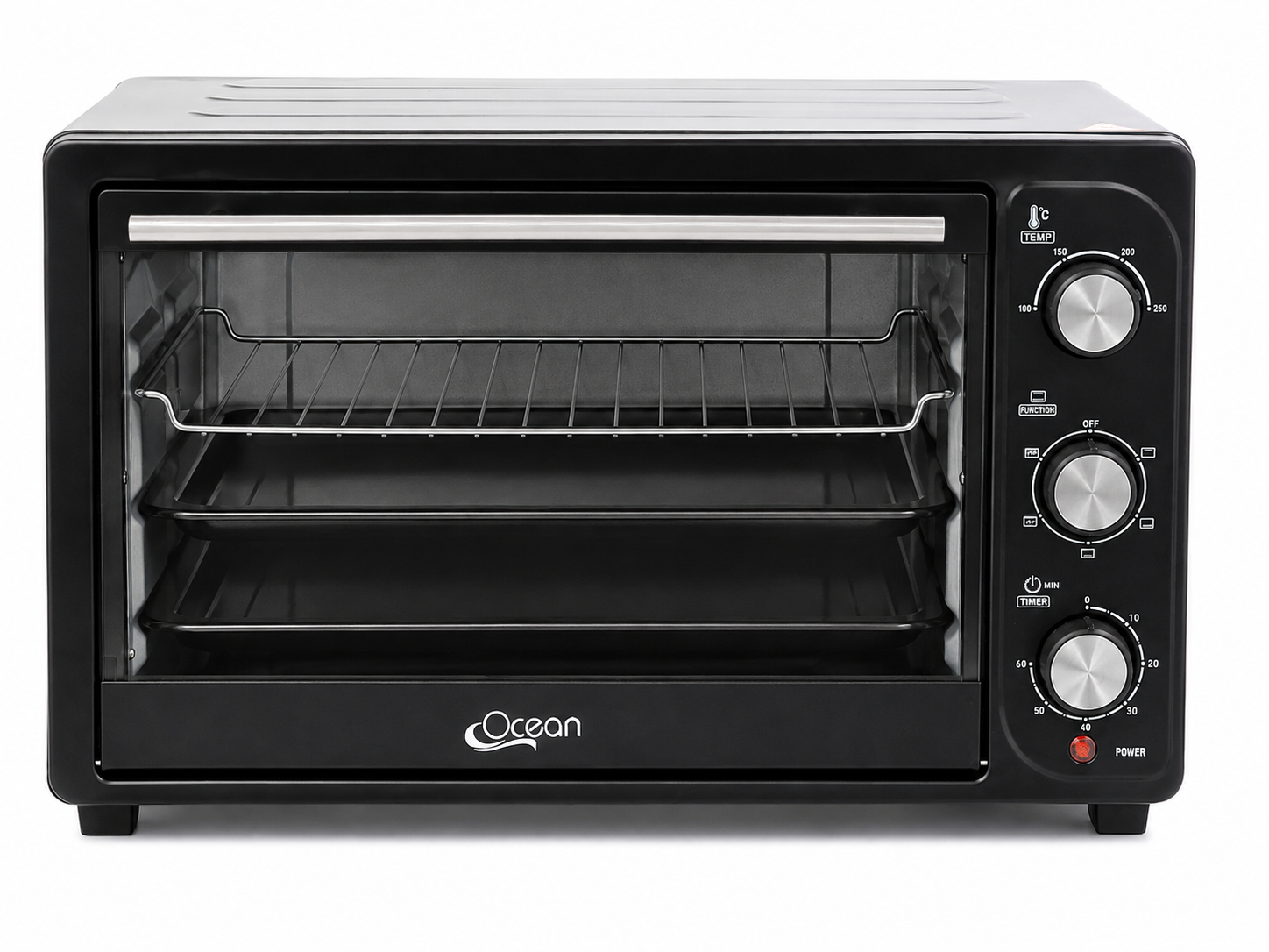 Ocean OV-40R Electric Oven, 40 Liters, 1500W with Rotisserie for Chargha - Image 2