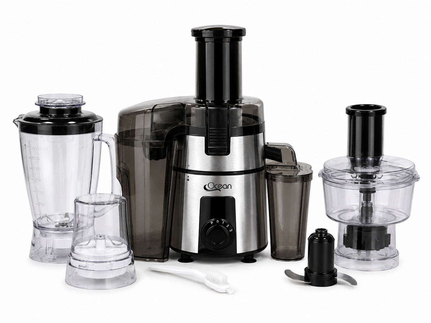 Ocean MJ-1002 Food Processor, 1000W Copper Motor, 3 Speed With Pulse, 1.5L - Image 5