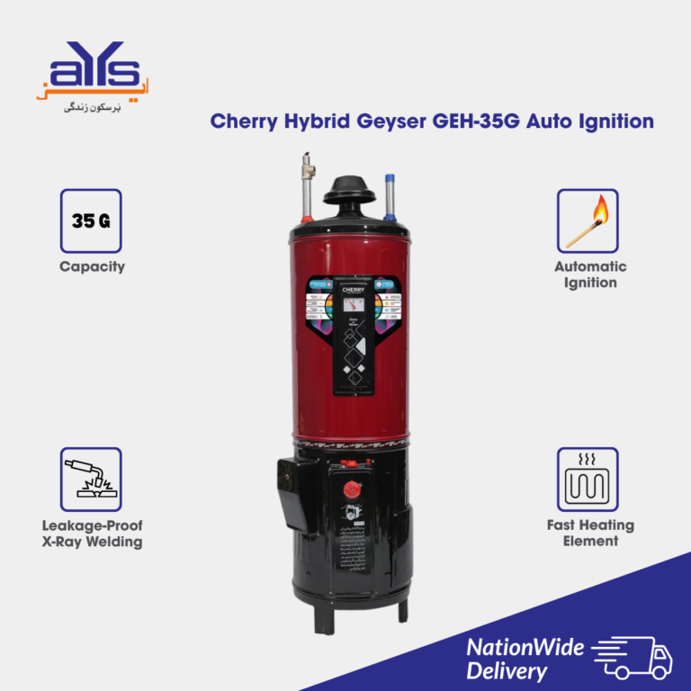 Cherry Hybrid Geyser GEH-35 Auto Ignition
