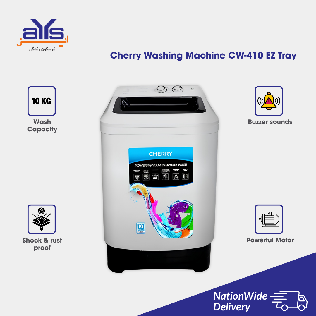 Cherry Washing Machine CW-410 EZ Tray