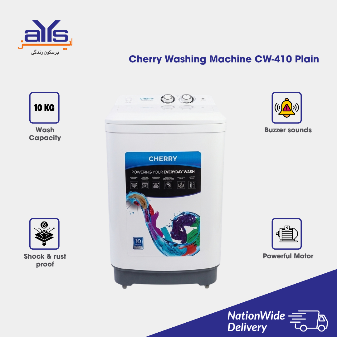 Cherry Washing Machine CW-410 Plain