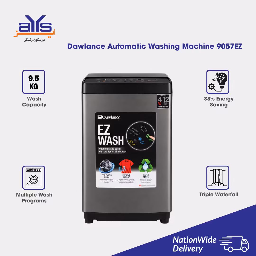 Dawlance Automatic Washing Machine 9057EZ
